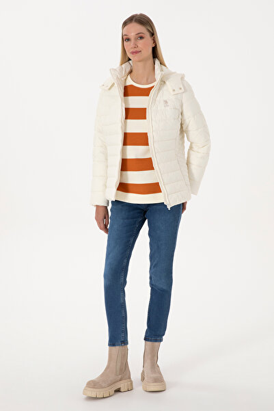 U.S. Polo Assn. Women's Cream Coat 50307935-Vr256