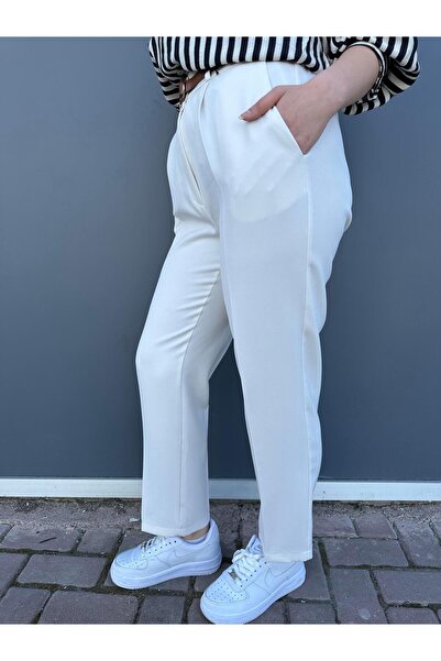 ribana Narrow-leg pleated belt seasonal fabric women's trousers