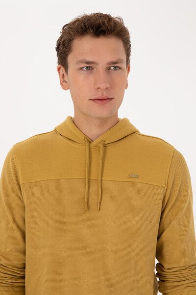 U.S. Polo Assn. Men's Mustard Sweatshirt 50315526-Vr151