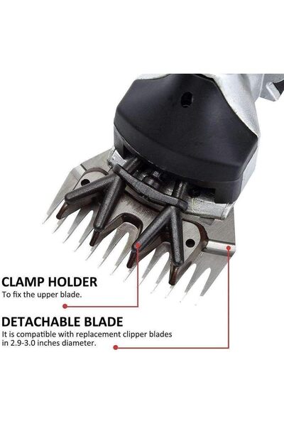 Keen Electric Sheep Clipper — 6 Adjustable Speeds, for Sheep/Goats/Cattle, with Carrying Bag