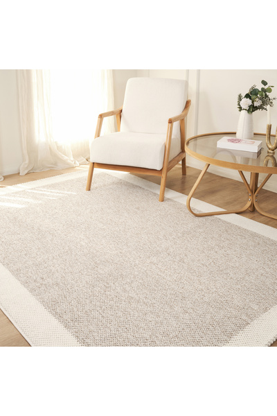 Kaşmir Halı 7/24 İskandinav Premium Arona Beyaz Salon Mutfak Halısı Yolluk