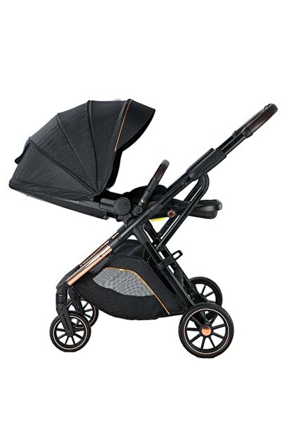 hibobi Luxury High Landscape Reversible Baby Stroller, One-Click Fold