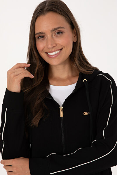 U.S. Polo Assn. Women's Black Sweatshirt 50314187-Vr046