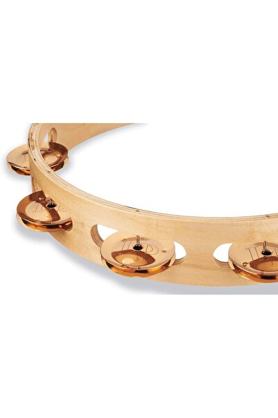 Latin Percussion دف LP 380A-Bz Pro أحادي الصف مقاس 10 بوصات (أجراس برونزية، ق...