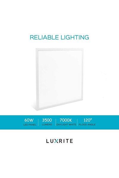 ALAYRA International 2-Pack 60W LED Ceiling Panel Light Square 60x60 cm for Home & Office