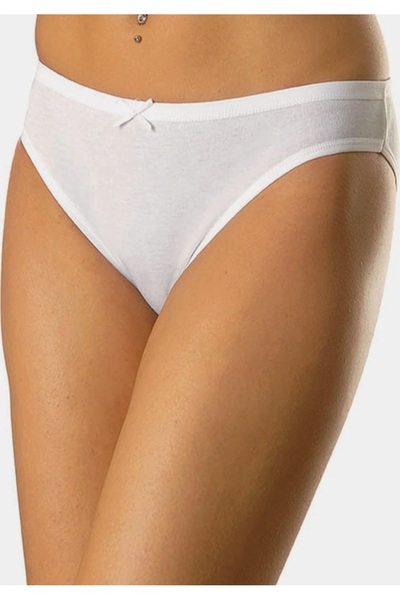 Anıt Women's Modal Bikini Panties White Color 2' Pack