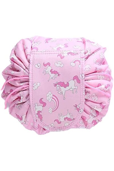 Margoun Drawstring Makeup Bag Portable Travel Cosmetic Pouch Toiletry Organizer Waterproof (5 Pack C