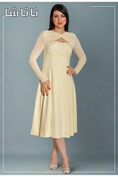 NATASHA Fashion فستان ناتاشا لمسة أنثوية بتفاصيل أنيقة.