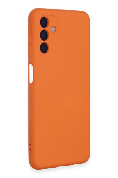 NewFace Techmrt Samsung Galaxy A24 4g Case Nano Inside Velvet Silicone (210544) - Orange