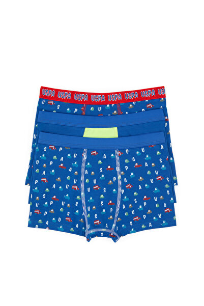 U.S. Polo Assn. Erkek Çocuk 3'lü Boxer Takım 50319394-VR028