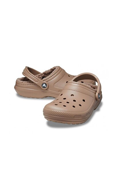Crocs Classic Lined Clog Men's Slippers - Latte