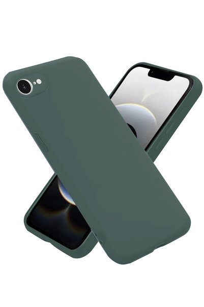 New Face حافظة متوافقة مع هاتف iPhone 16E من السيليكون المخملي الداخلي - (170...