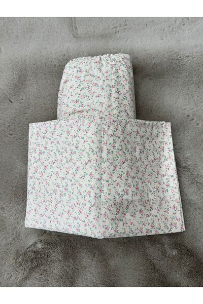 Doğa 100% Cotton Poplin Fabric Fitted Sheet 100X200 Pillowcase 50X70