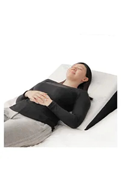 Moon وسادة إسفينية من الجل البارد - بيضاء