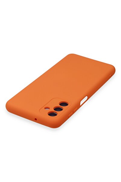 NewFace Techmrt Samsung Galaxy A24 4g Case Nano Inside Velvet Silicone (210544) - Orange