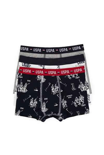 U.S. Polo Assn. Erkek Çocuk 3'lü Boxer Takım 50319391-VR033
