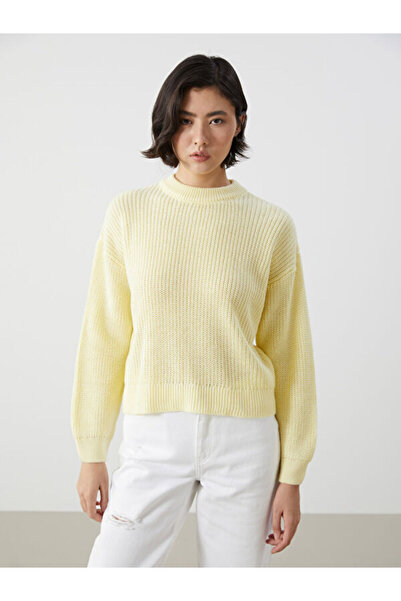 LC Waikiki Crew Neck Oversize Women's Knitwear Sweater