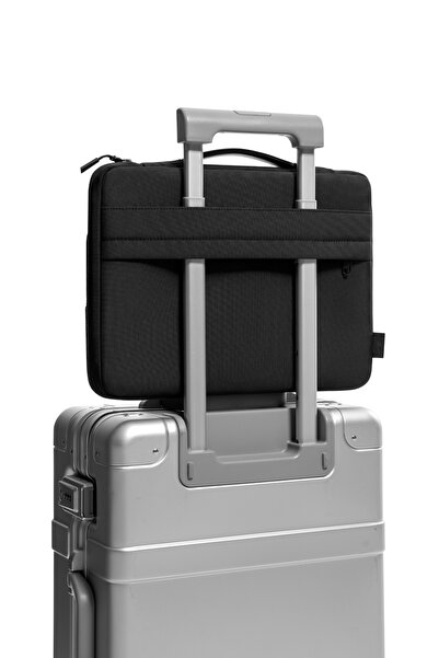 Tomtoc حقيبة يد ديفندر A14 مقاس 13.5-14 بوصة باللون الأسود الفاخر - A14D3D3