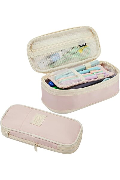 COOYA Large Capacity Pencil Case, Large Capacity, Storage Bag With Zipper, Suitable For School Office