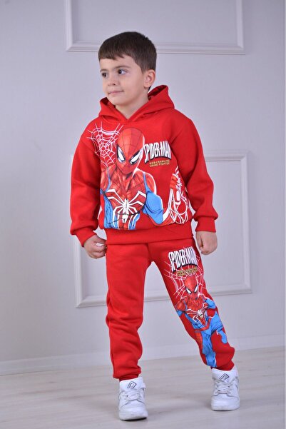MODA AÇELYA Boy's Printed 3-in-1 Tracksuit Set