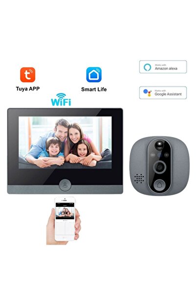 MIANDREE Smart Wi-Fi Electronic Viewfinder, MIANDREE®, 1080P HD Camera, 4.3 Inch LCD Screen, Motion Sensor