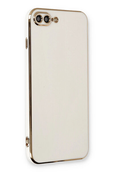 NewFace حافظة تيك ام آر تي لهاتف آيفون 7 بلس من السيليكون (192758) - أبيض