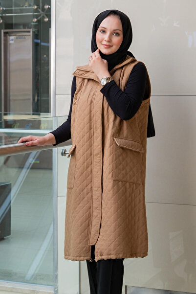 FUAT GÜRSEN Γιλέκο με καπιτονέ με κρυφό φερμουάρ ψηλός λαιμός της Fauat Gürşen