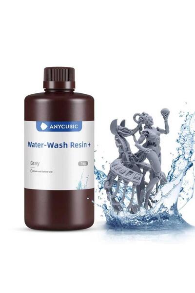 Anycubic Water Washable(Suda Yıkanabilir) UV Reçine 1Kg HD Gri