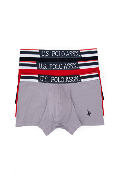 U.S. Polo Assn. Men's Gray Melange Underwear Bottom 50318651-Vr086