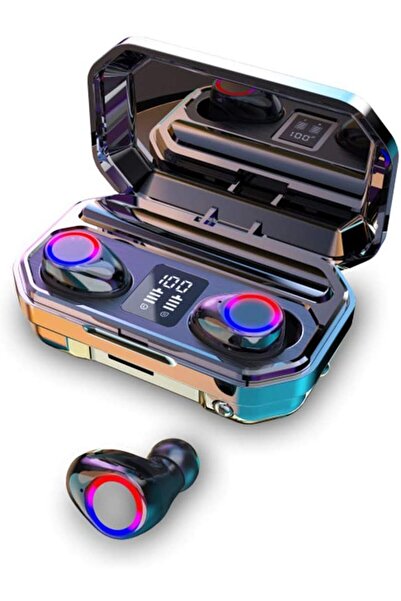 Yailla سماعات أذن لاسلكية Generic M12 TWS بتقنية البلوتوث مع ميكروفون - أسود