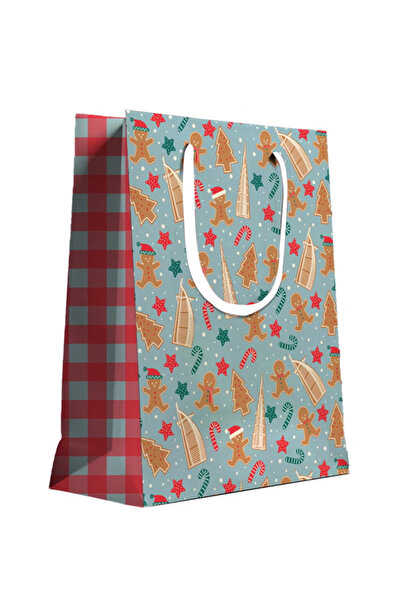 Share the Love حقيبة هدايا كبيرة من خبز الزنجبيل لعيد الميلاد المجيد - حجم كبير لهدية مثالية للعطلات