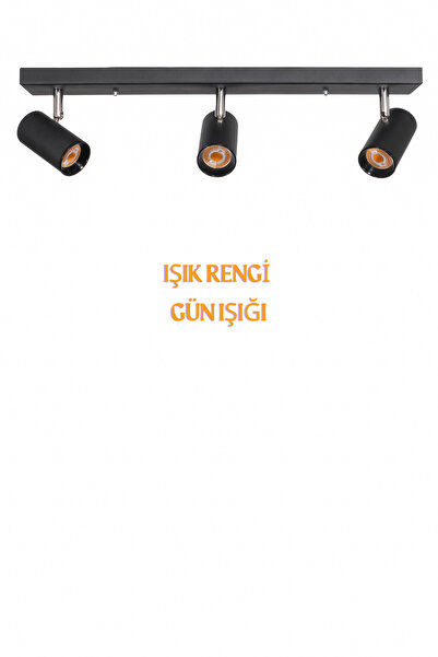 Fer Avize Spot Avize 360 Derece Dönebilen Modern Pratik Başlıklı Sıralı 3'lü ...