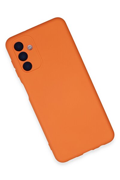 NewFace Techmrt Samsung Galaxy A24 4g Case Nano Inside Velvet Silicone (210544) - Orange