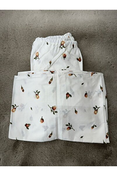 Doğa 100% Cotton Poplin Fabric Fitted Sheet 100X200 Pillowcase 50X70