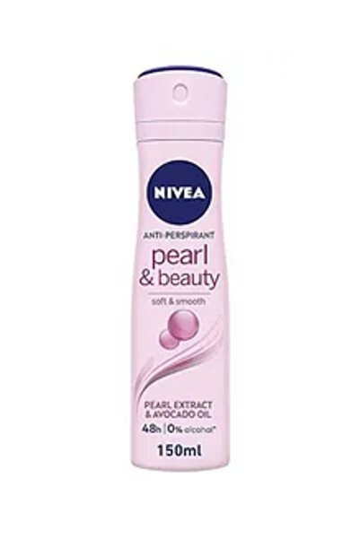 NIVEA Pearl & Beauty Antiperspirant Spray for Women with Pearl Extracts - 150mL
