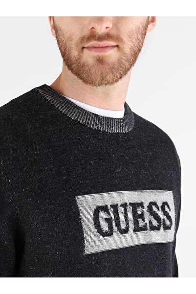 Guess Gues Men's Jack Cn Box Logo Sweatshirt M5Br28Z0531