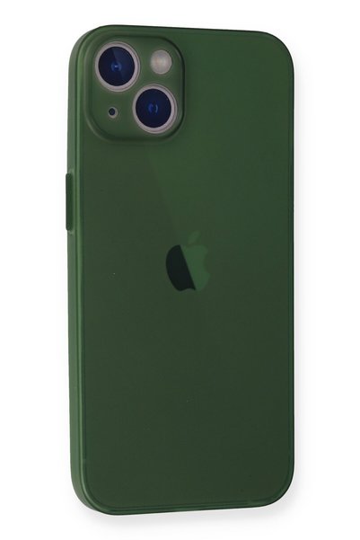 New Face TECHMRT iPhone 14 Kılıf Uyumlu PP Ultra İnce Kapak (00828) - Yeşil