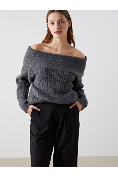 LC Waikiki Boat Neck Women's Knitwear Sweater