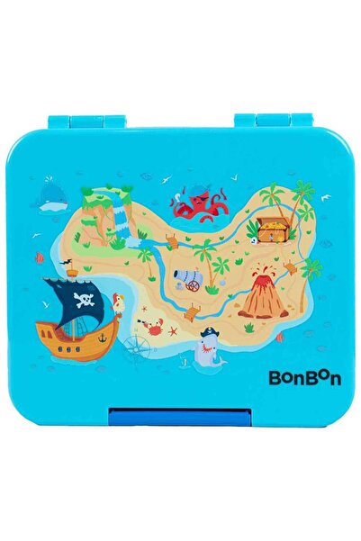 BONBON - صندوق غداء إيليت ميني مانع للتسرب بأربع حجرات - متاهة القراصنة