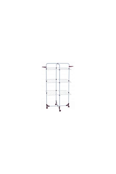 SEPIO Uscator vertical pentru rufe, pliabil, pe roti, Inaltime 140 cm, 25 m