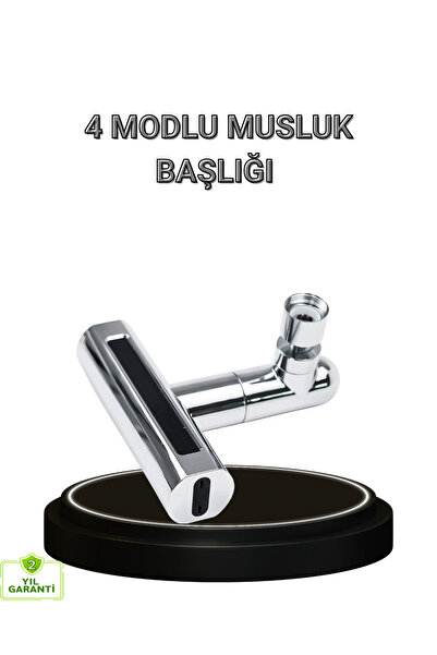 Home 4 Fonksiyonlu Musluk Başlığı 360 Derece Dönebilen ve Su Tasarruflu