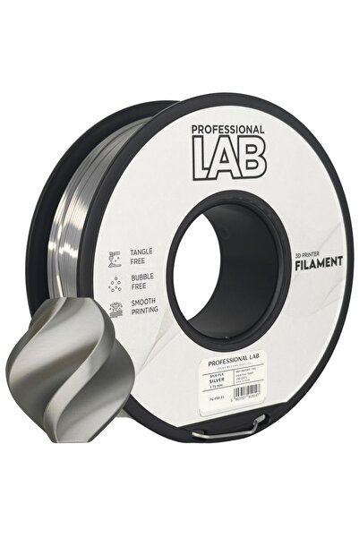 Professional LAB Professional Filament LAB Silk PLA Silver 1.75 mm 1 kg