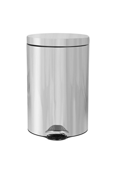 Powerx Pedal bin with soft close, 12 liter capacity, satin gray,