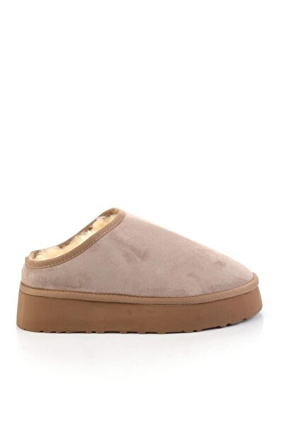 Bambi Vizon Kadın Terlik K04677024072