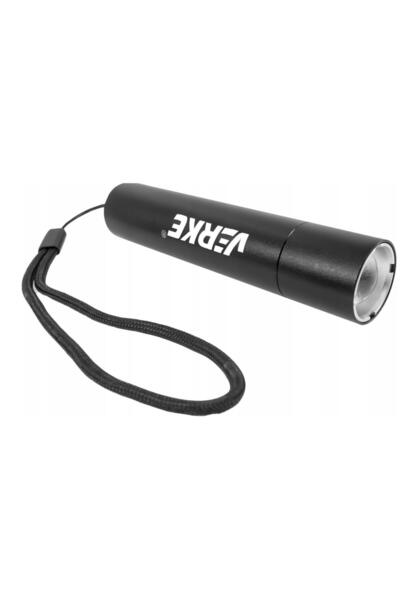 VERKE Aluminum flashlight, for lighting, 250 Lm, 1200 Mah,