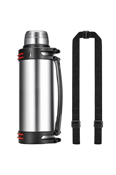 OEM Termos 6L, oțel inoxidabil, 2 căni, argintiu