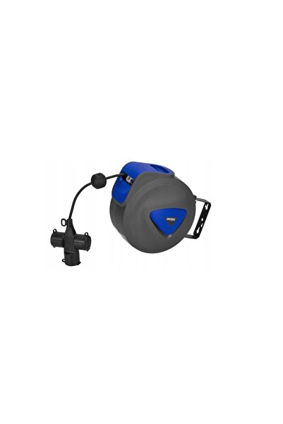 Kraft Electrical extension cable with automatic retractable drum, 15 m, 3 x 1.5 mm,