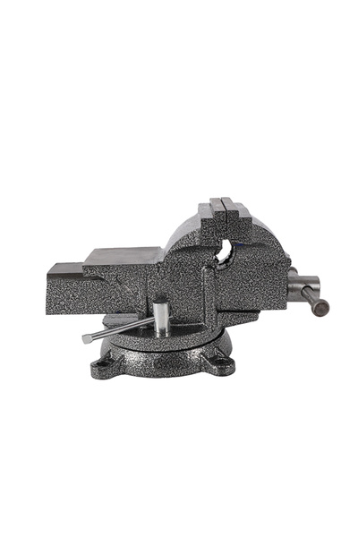 Lawazim Bench Vice 6Inch Black - Heavy Duty Clamp with Fixed Base for Metal and Wood Workshop