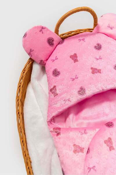 Bebitof Cute Bear Printed Fiber Filled Swaddle