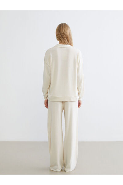 LC Waikiki Polo Neck Women's Pajama Set